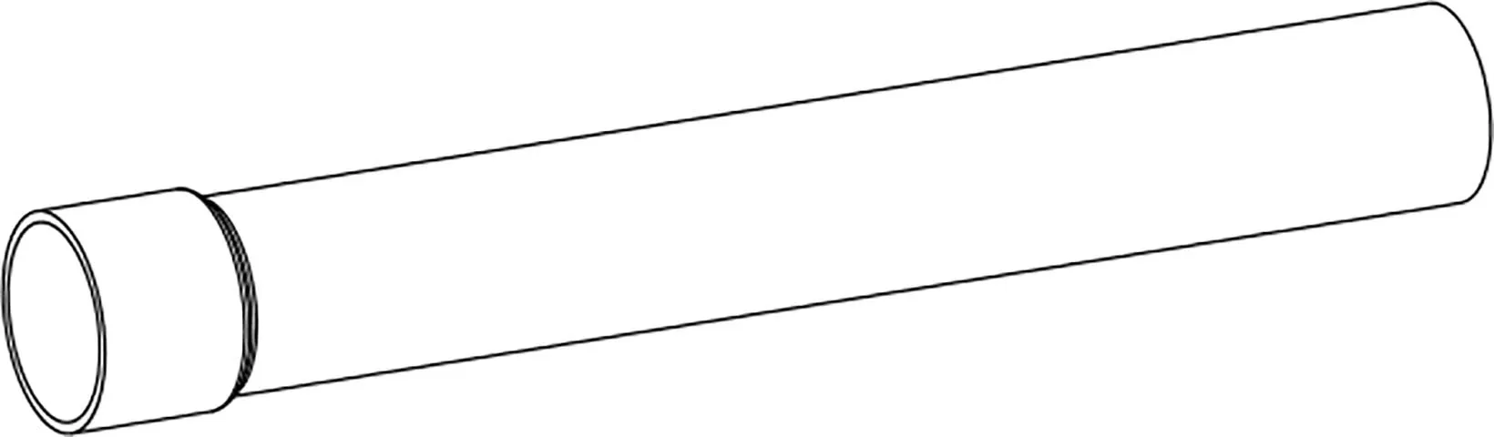 CONDUCTĂ DREAPTĂ 340 mm, alb