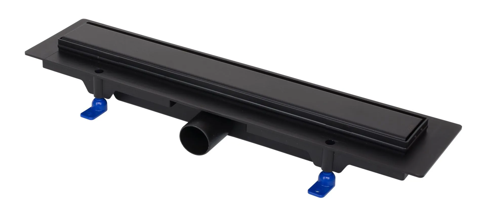 RIGOLA DE SCURGERE PENTRU DUS, RAMA DE PLASTIC, grilă STANDARD/CUSTOM 450 mm, negru