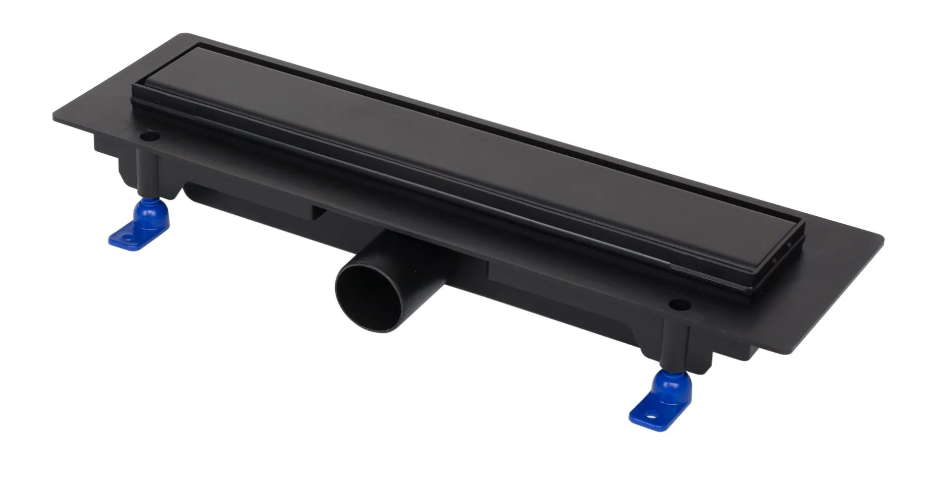 RIGOLA DE SCURGERE PENTRU DUS, RAMA DE PLASTIC, grilă STANDARD/CUSTOM 350 mm, negru