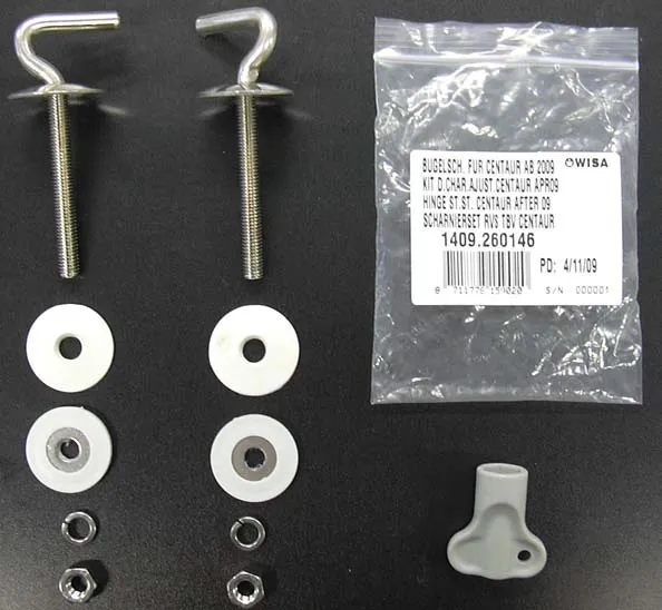 BALAMALE DIN METAL INOXIDABIL PENTRU CAPACE DE TOALETĂ CENTAUR (din 2009)