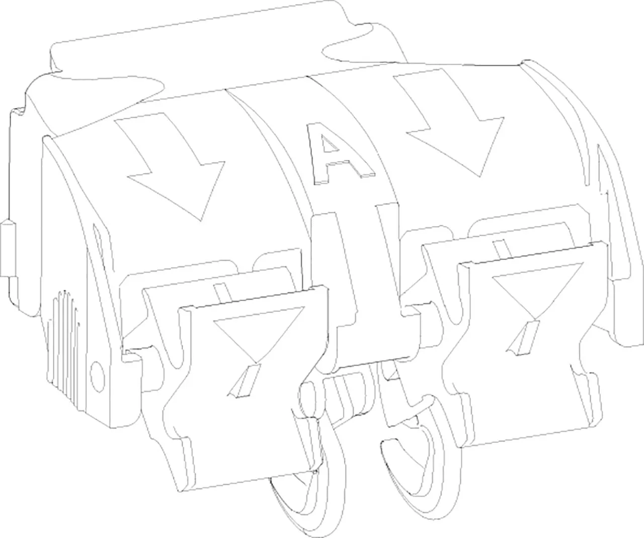 MECANISM CU MÂNERE DE CONTROL, MECANIC, REZERVOR 6052