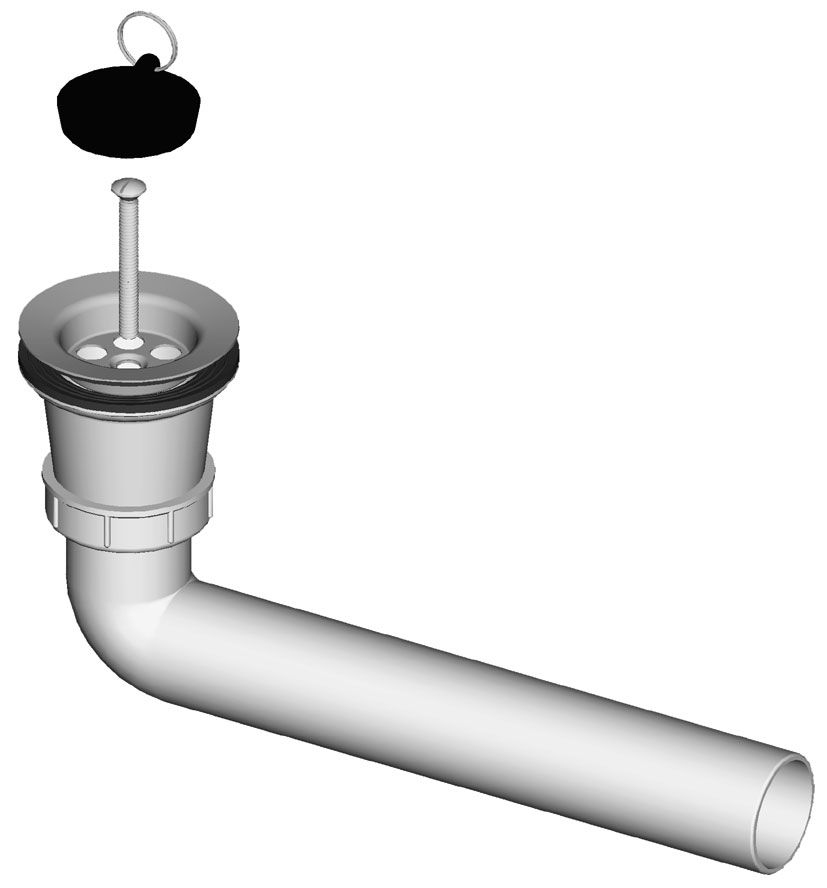 VENTIL SCURGERE DUS, GRILĂ Ø 70 mm, SCURGERE Ø 40 mm