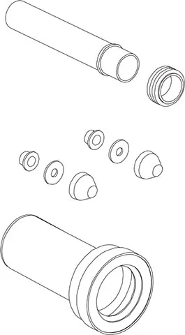 KIT DE CONECTARE WC, VARIANTA LUNGA