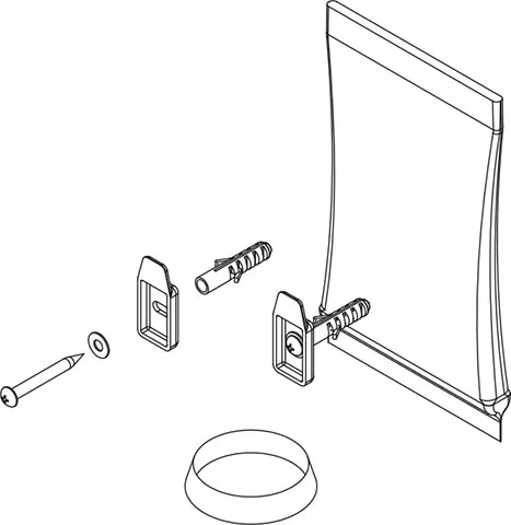 KIT DE FIXARE, INCLUDE GARNITURA ETANȘARE PENTRU TUB SPĂLARE