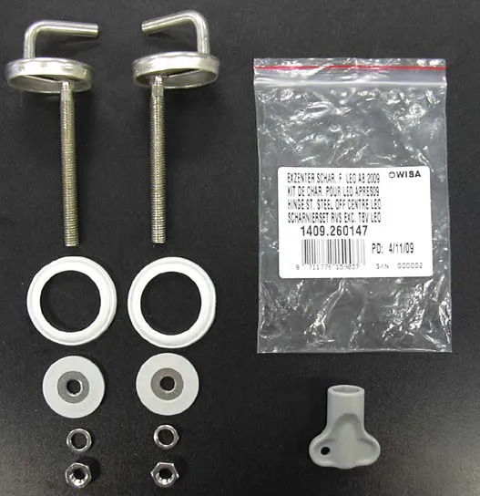 BALAMALE DIN METAL INOXIDABIL PENTRU CAPACE DE TOALETĂ LEO (din 2009)