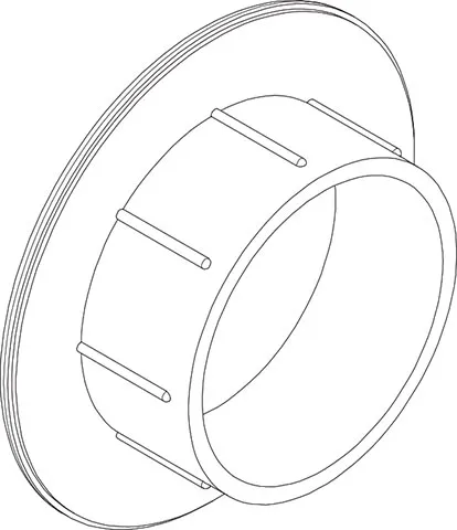 ORNAMENT BLINDARE GAURA, REZERVOARE LINEA, FORTUNA, alb